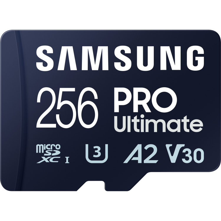 SAMSUNG PRO Ultimate 256 GB microSDXC geheugenkaart UHS-I U3, Class 3, V30, Incl. SD-Adapter