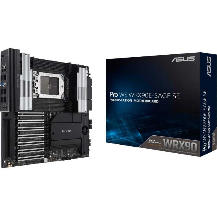 ASUS PRO WS WRX90E-SAGE SE moederbord 2x 10Gb-LAN, EEB