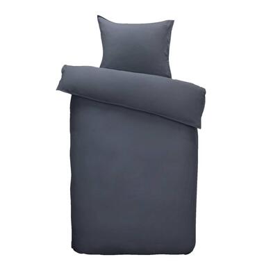 Comfort dekbedovertrek Daan - blauw - 140x200/220 cm - Leen Bakker