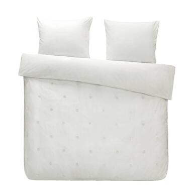 Comfort dekbedovertrek Eva - wit - 240x200/220 cm - Leen Bakker