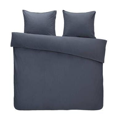 Comfort dekbedovertrek Daan - blauw - 240x200/220 cm - Leen Bakker