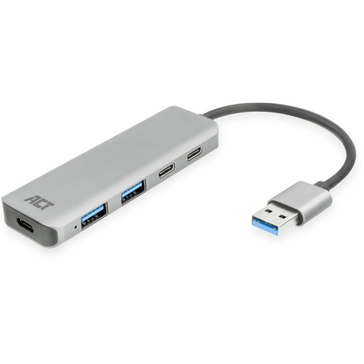 ACT Connectivity USB-A hub 3.0, 2x USB-A, 2x USB-C usb-hub