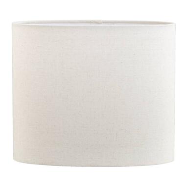 Kap Ovaal Rye - off-white - Ø26x12,5x22 cm - Leen Bakker