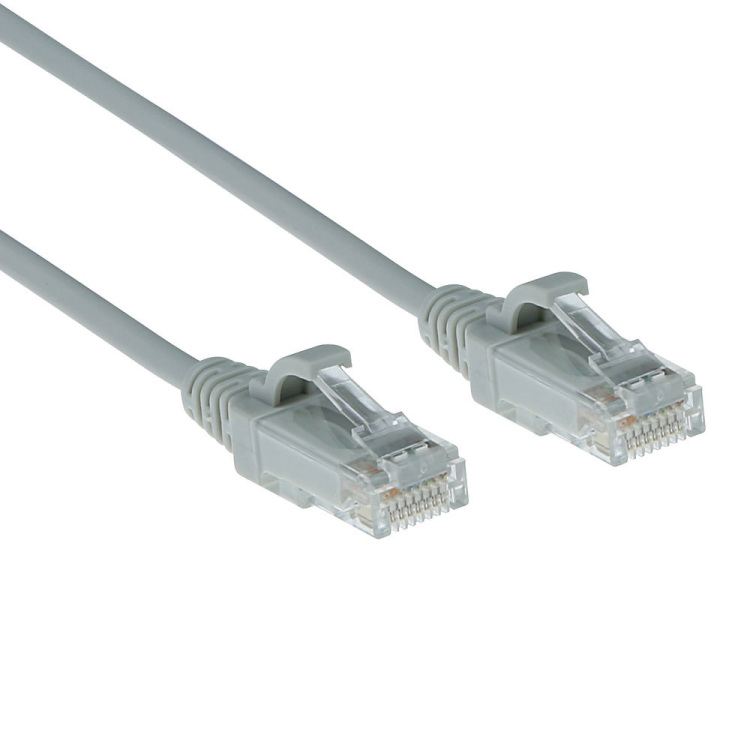 ACT Connectivity LSZH U/UTP CAT6 datacenter slimline patchkabel snagless met RJ45 connectoren kabel 10 meter