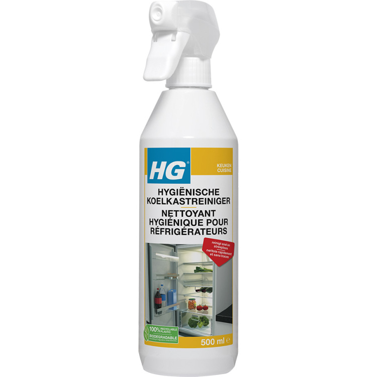 HG Hygiënische koelkastreiniger reinigingsmiddel 500 ml