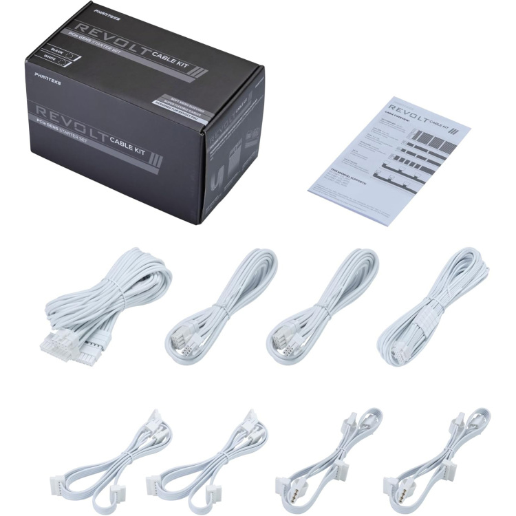 Phanteks Revolt PCIe Gen5 Starter set kabel 8-delig