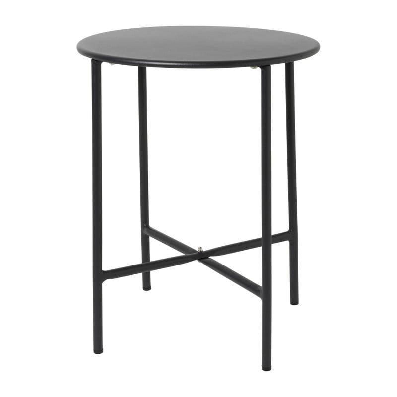 Bijzettafel Pablo zwart - ø40x50 cm