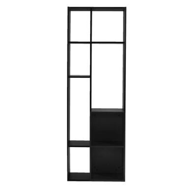 Kast Kenzi - zwart - 177x59x38 cm - Leen Bakker