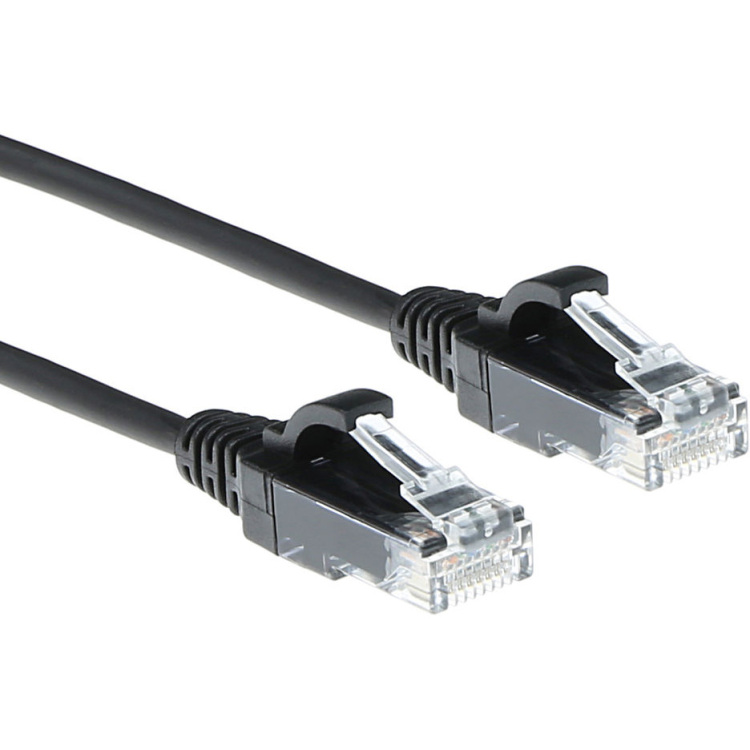 ACT Connectivity LSZH U/UTP CAT6 datacenter slimline patchkabel snagless met RJ45 connectoren kabel 3 meter