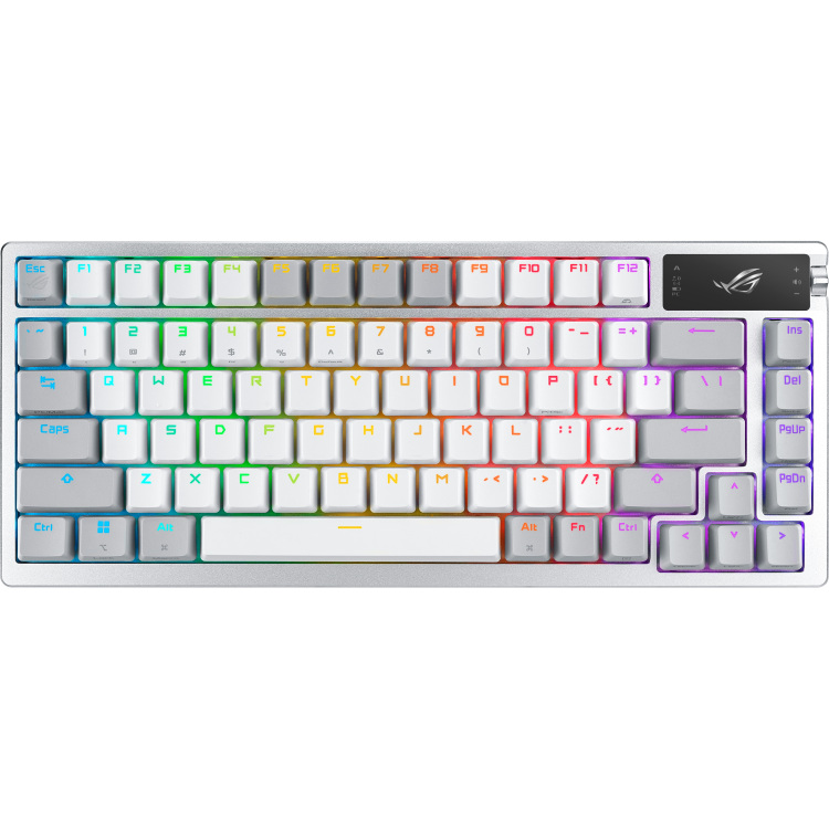ASUS ROG Azoth gaming toetsenbord RGB leds, Hot-swappable, TKL, USB 2.0, Bluetooth, 2,4 GHz
