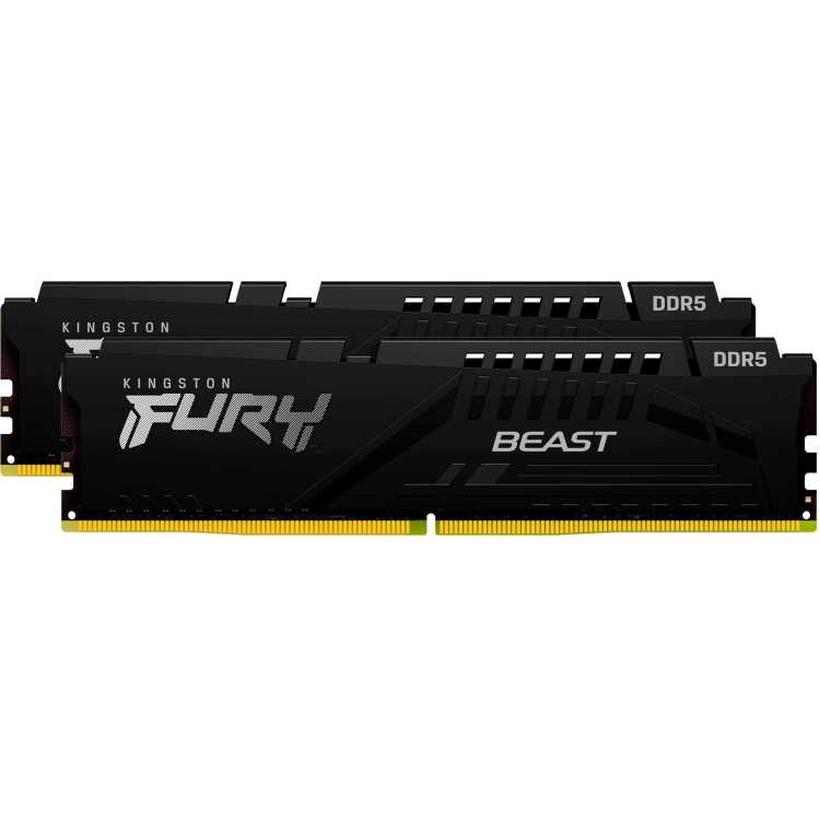 Kingston FURY 32 GB DDR5-6000 Kit werkgeheugen KF560C30BBK2-32, Fury Beast, XMP