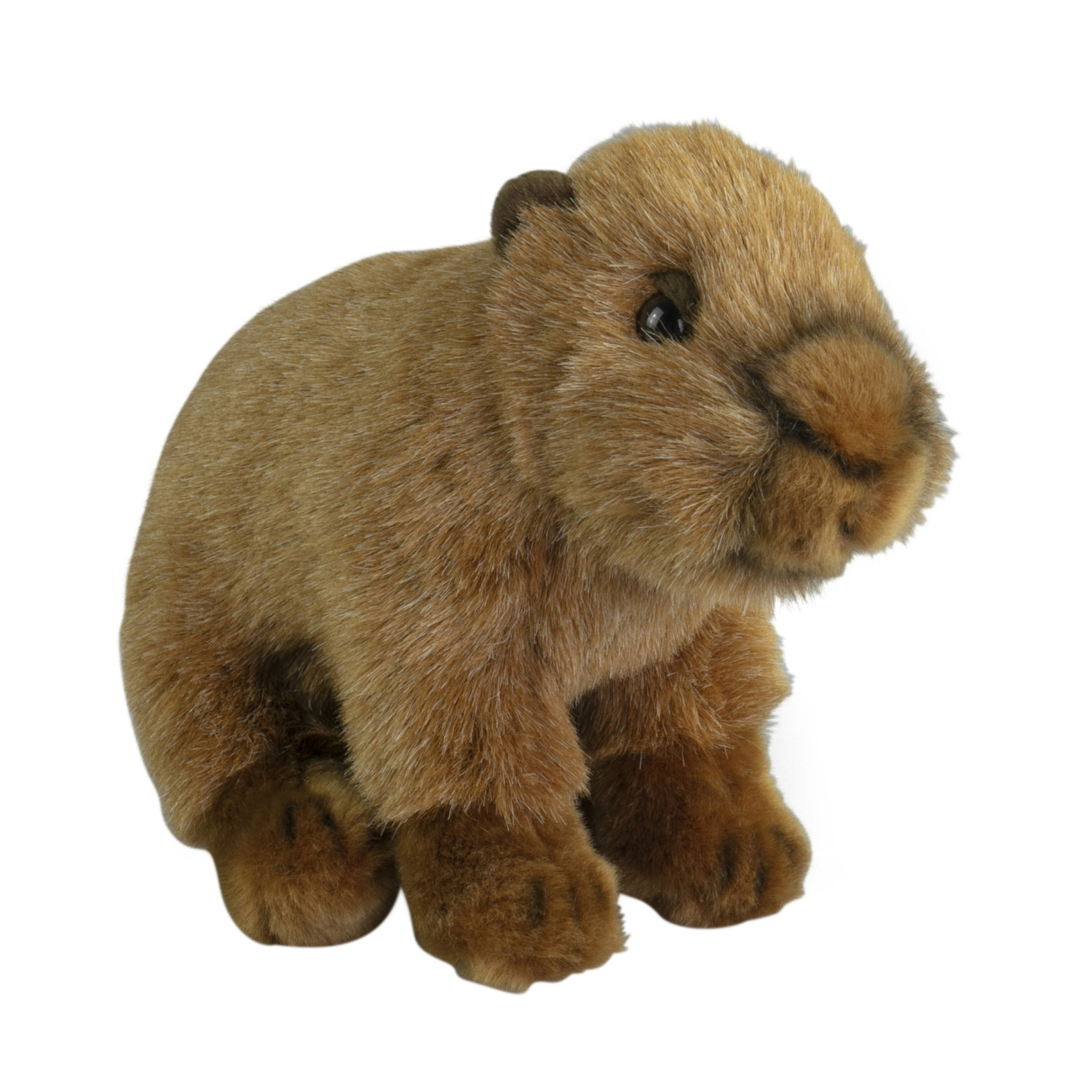 Knuffeldier Capybara - zachte pluche stof - premium kwaliteit knuffels - bruin - 18 cm -