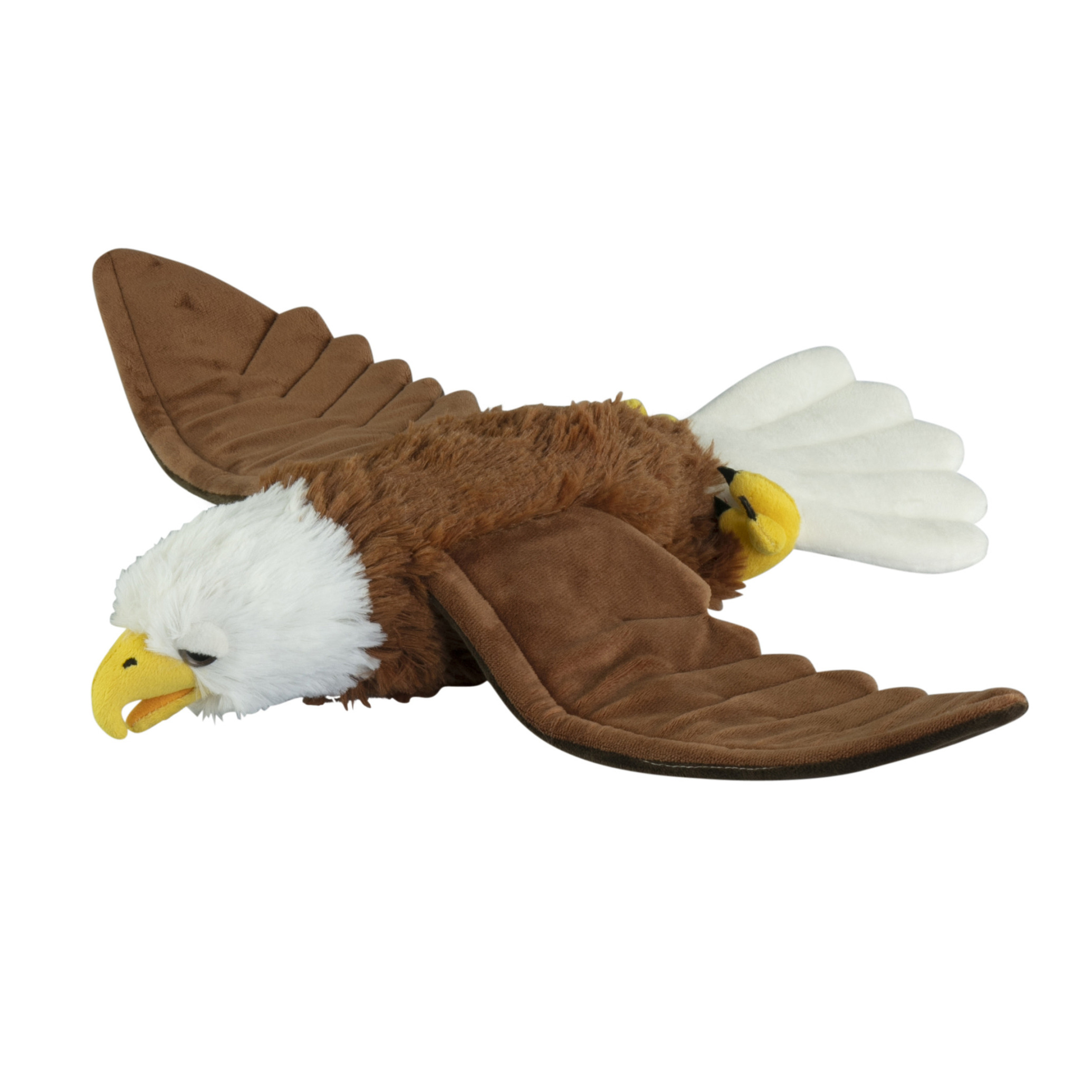 Knuffeldier Zeearend - zachte pluche stof - premium knuffels - bruin/wit - 54 cm -