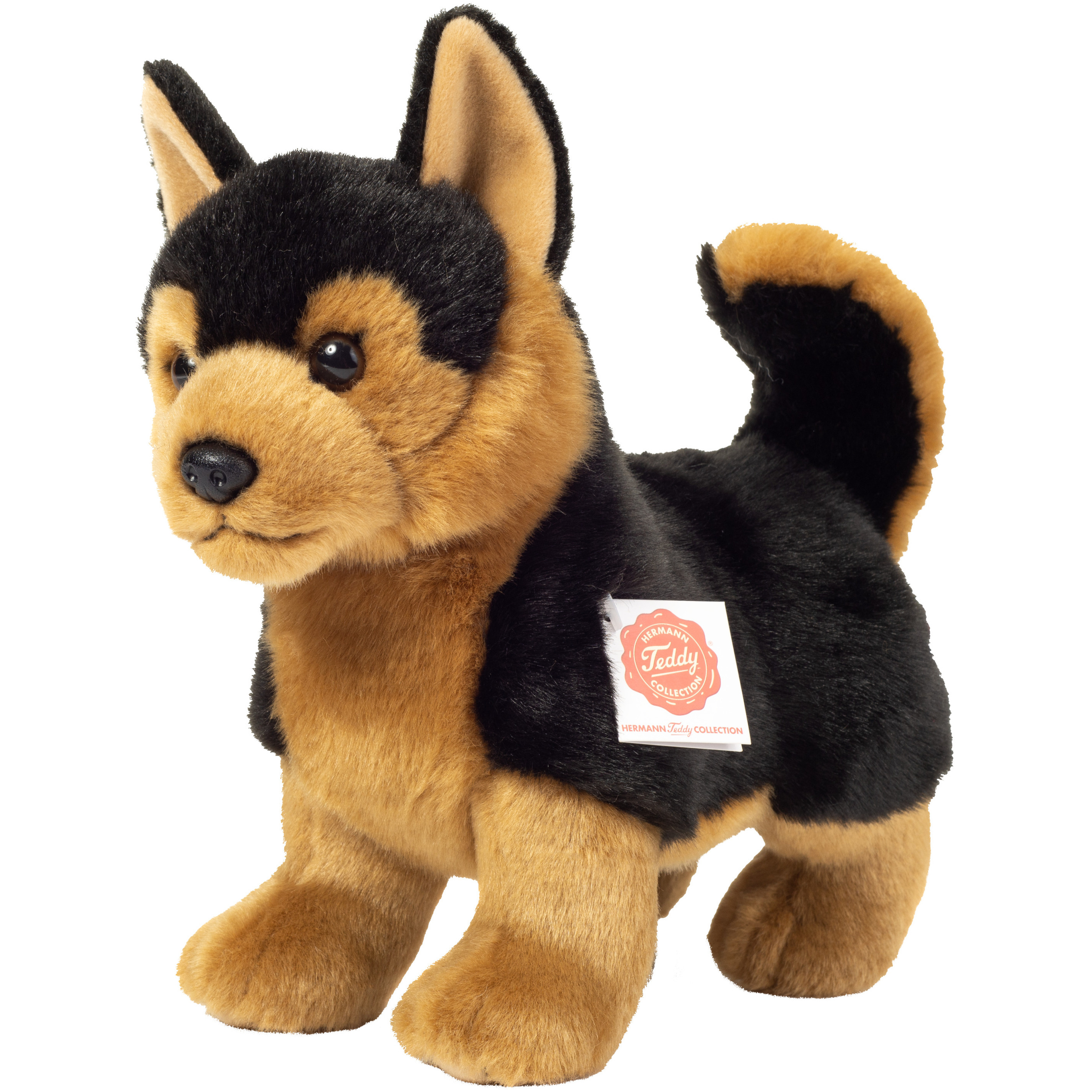 Knuffeldier hond Herdershond - zachte pluche stof - premium kwaliteit knuffels - 23 cm -