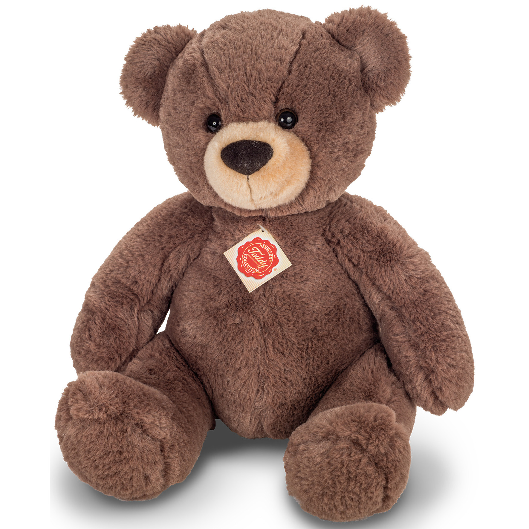 Knuffeldier beer Mikai - zachte pluche stof - premium kwaliteit knuffels - bruin - 40 cm -