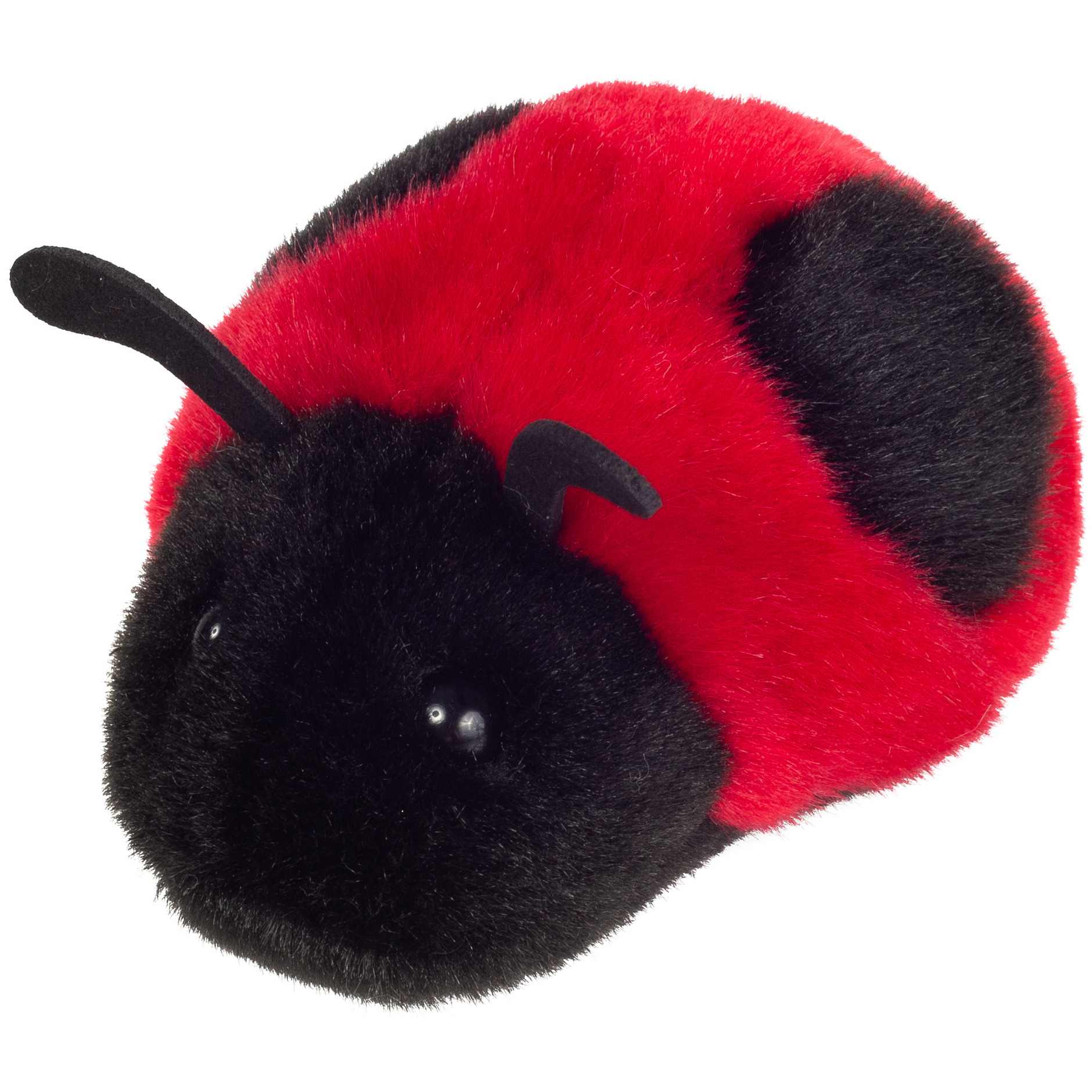 Knuffeldier Lieveheersbeestje - zachte pluche stof - premium kwaliteit knuffels - rood - 11 cm -