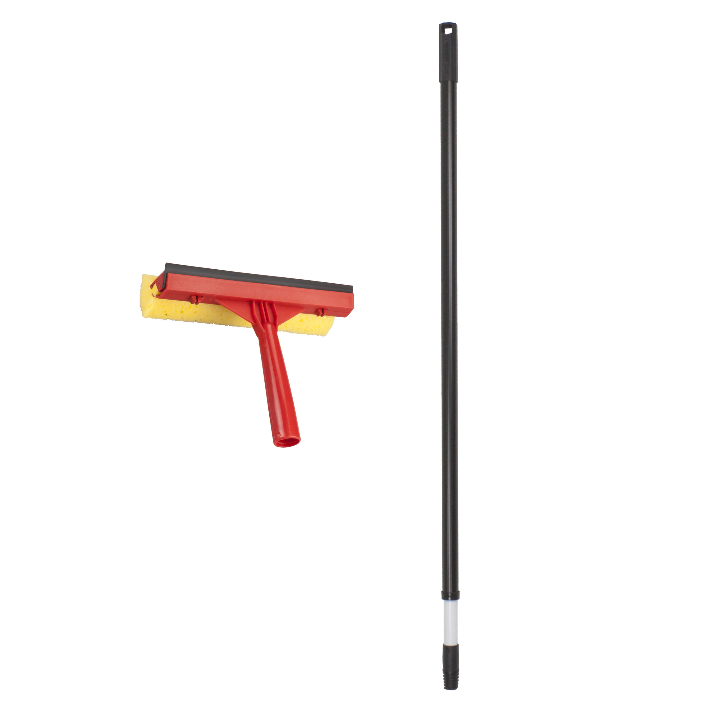 Raamwisser met telescoopsteel - raamtrekker - 150 cm - kunststof -