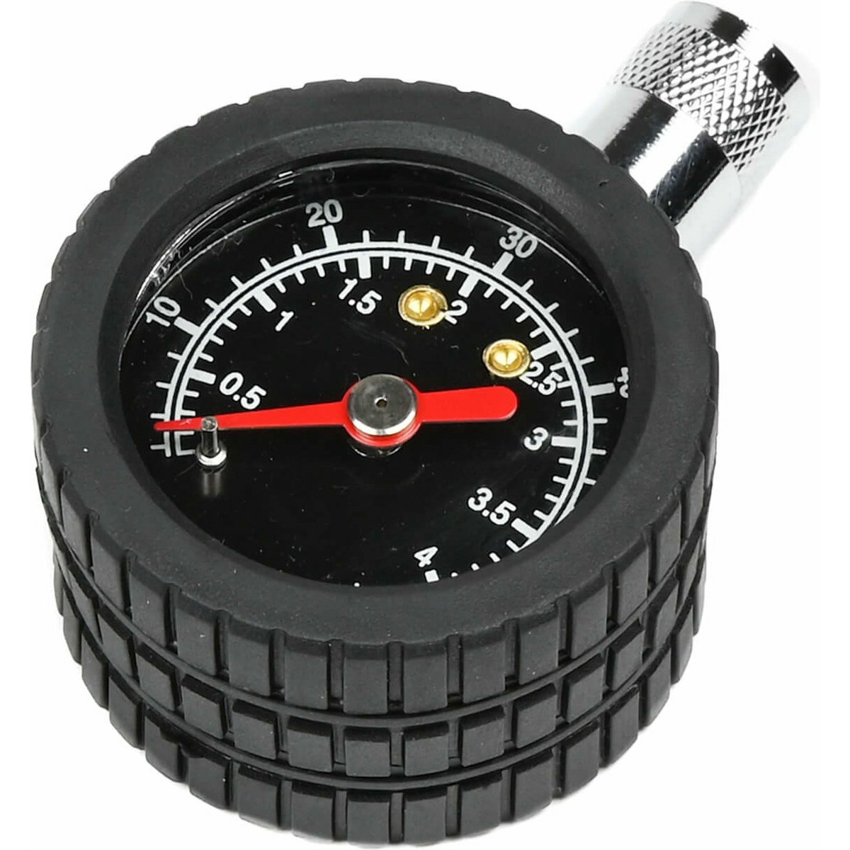 Bandenspanningsmeter - auto - analoog - tot 4 bar - voor auto/motor/scooter -