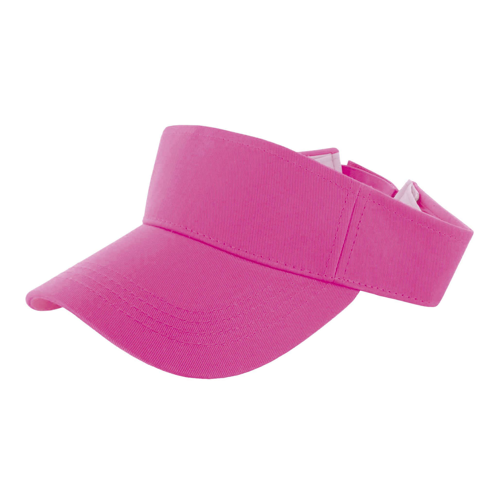 Verkleed zonneklep/sunvisor - voor volwassenen - neon roze - eighties/nineties thema -