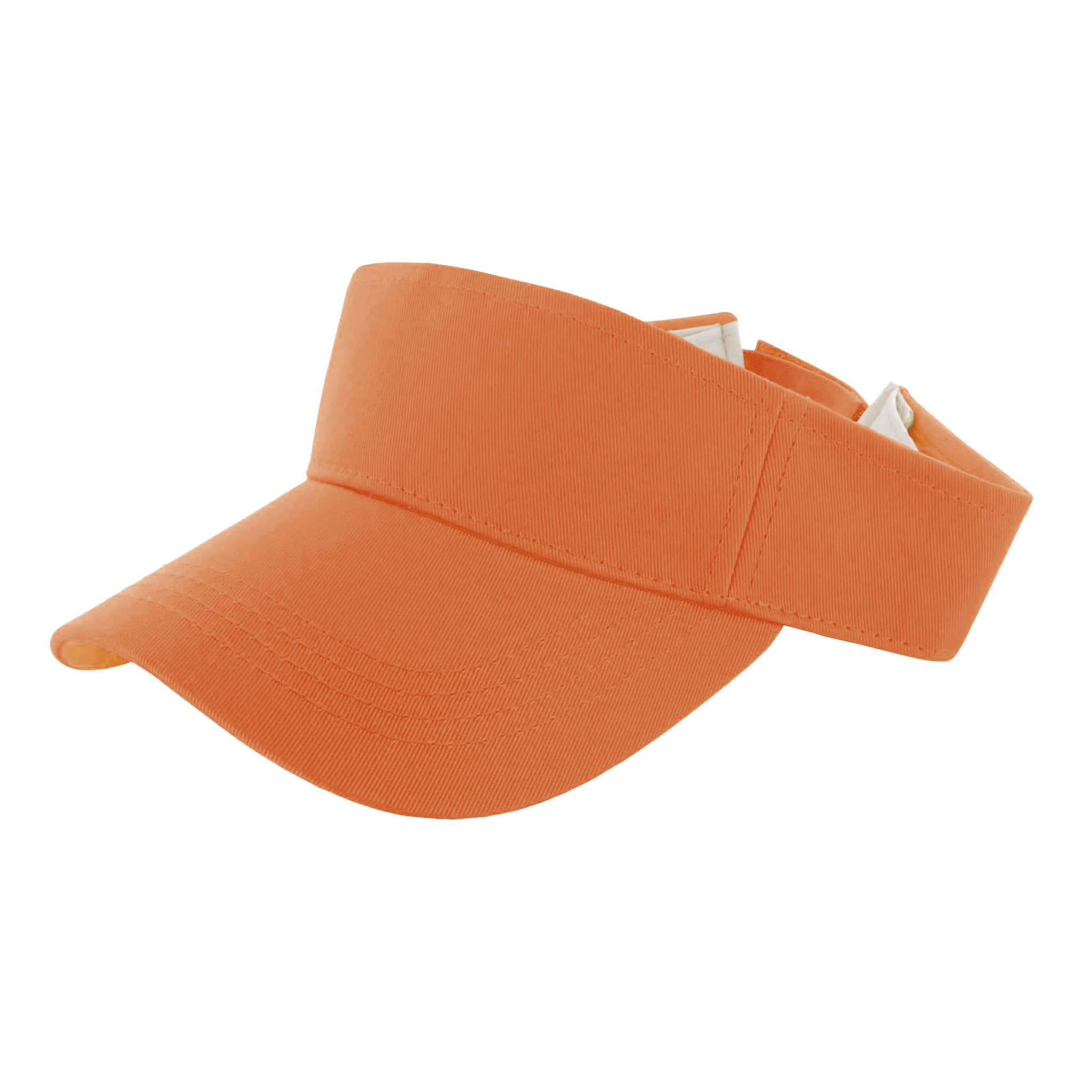 Verkleed zonneklep/sunvisor - voor volwassenen - oranje - supporter/koningsdag -