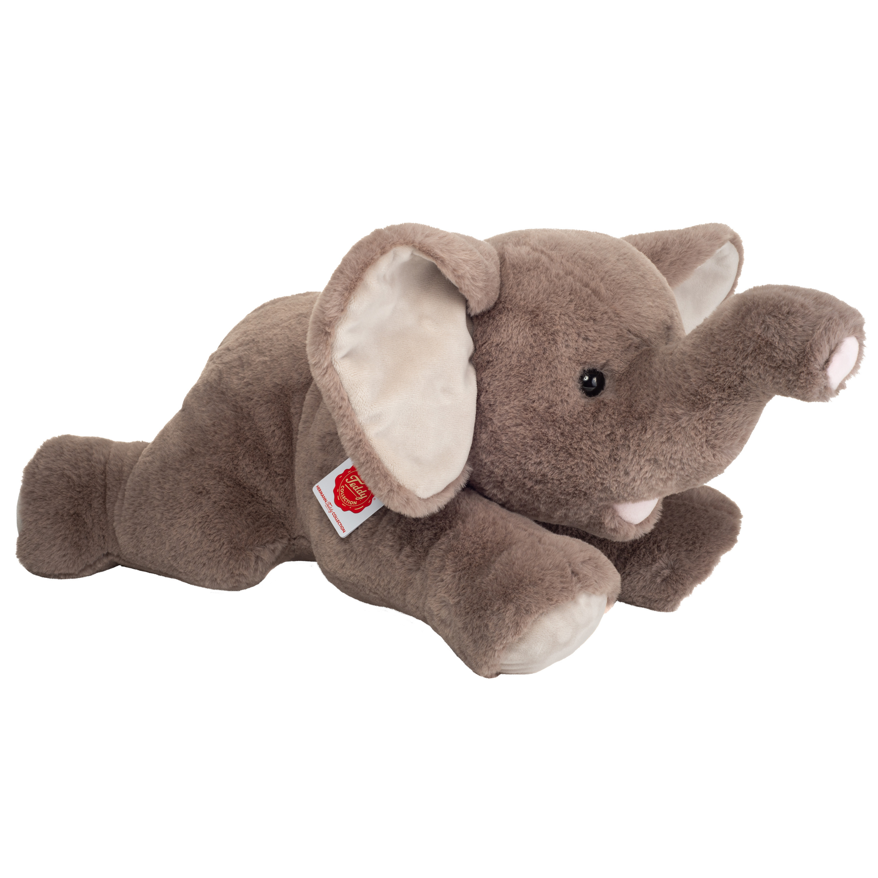 Knuffeldier Olifant - zachte pluche stof - premium kwaliteit knuffels - grijs - 55 cm -