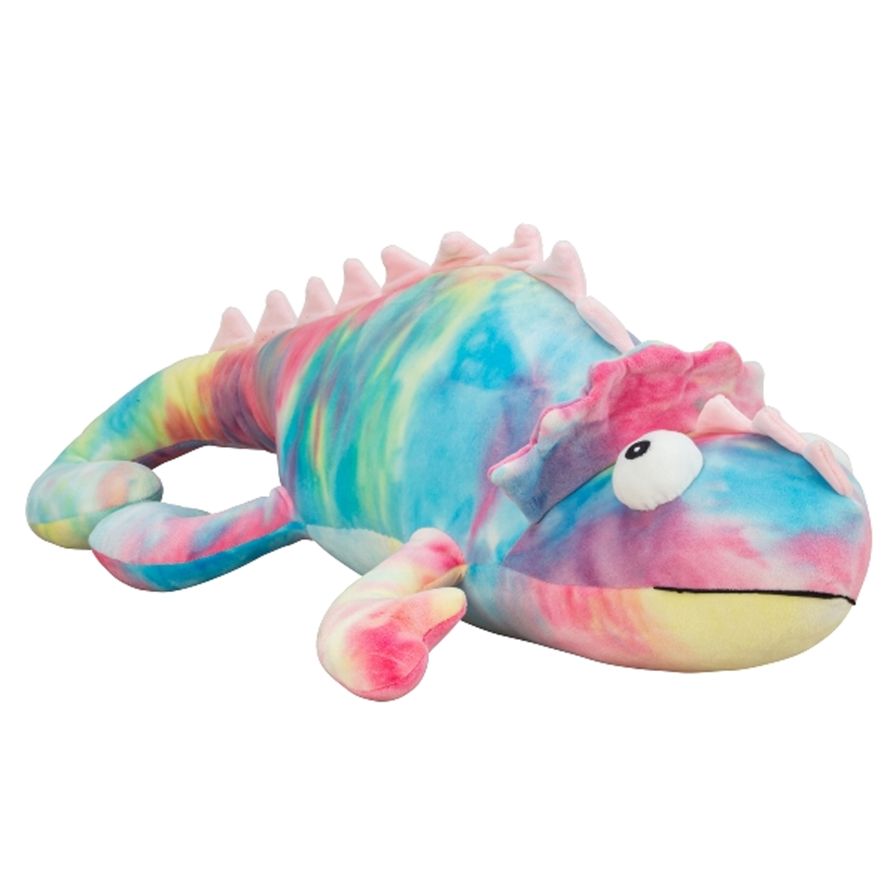 Knuffeldier Kameleon - zachte spandex stof - premium kwaliteit knuffels - mix kleuren - 65 cm -