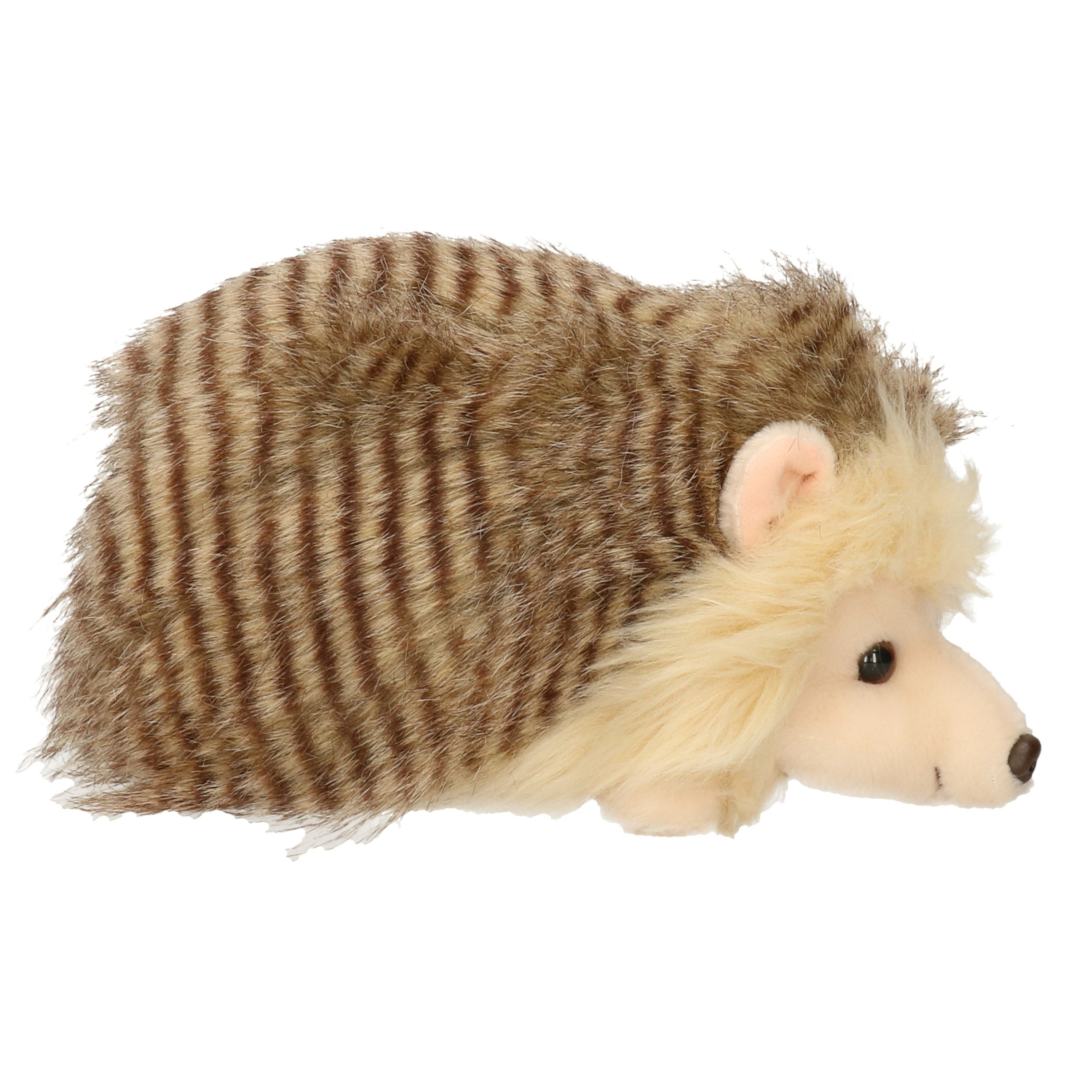 Knuffeldier Egel - zachte pluche stof - bruin - 23 cm - dieren speelgoed -
