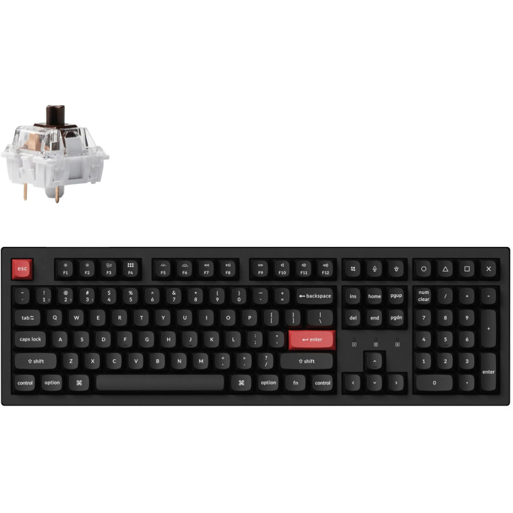 Keychron K10 Pro-B3 toetsenbord RGB leds, Double-shot PBT, USB-C | Bluetooth 5.1