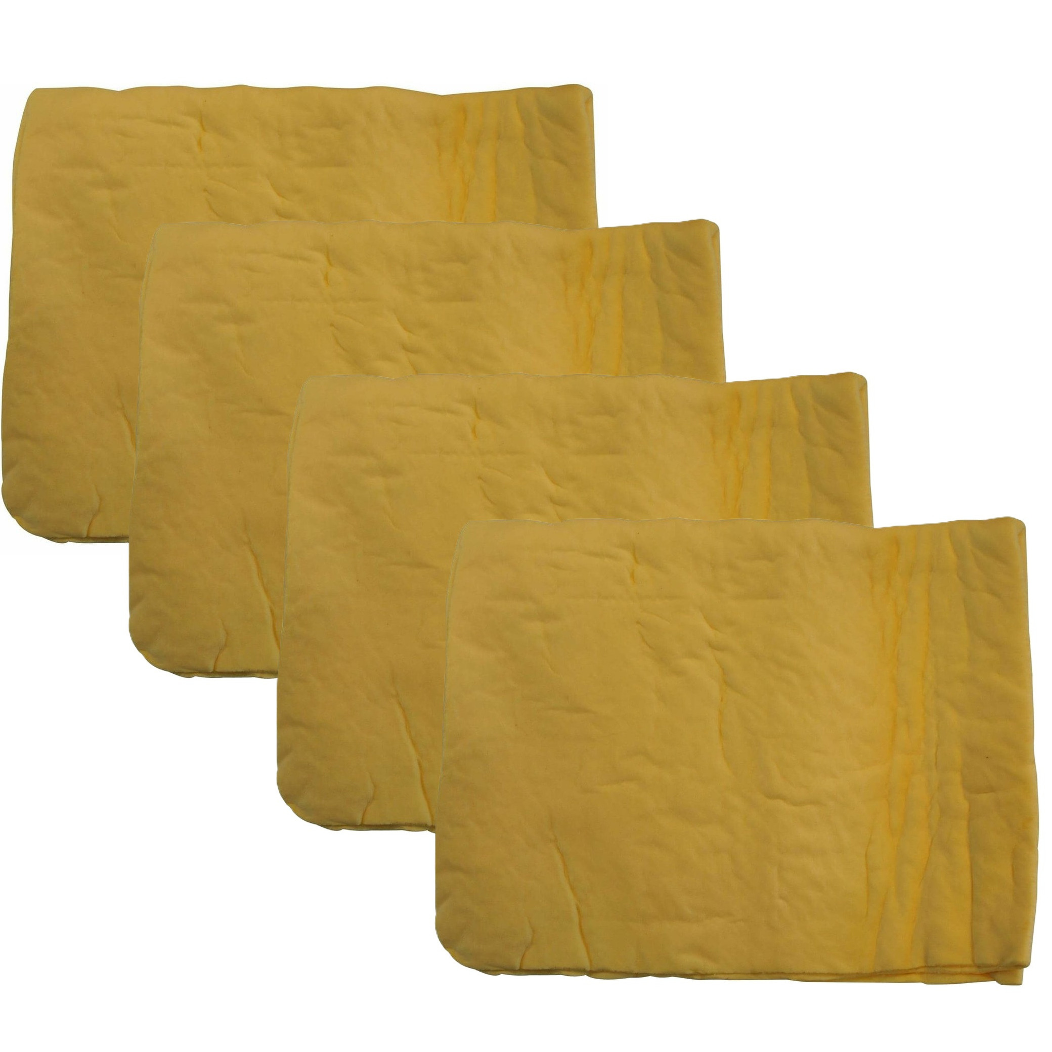 Zeemdoek - 4x - in koker - synthetisch - 43 x 32 cm - auto zeem/autospons -