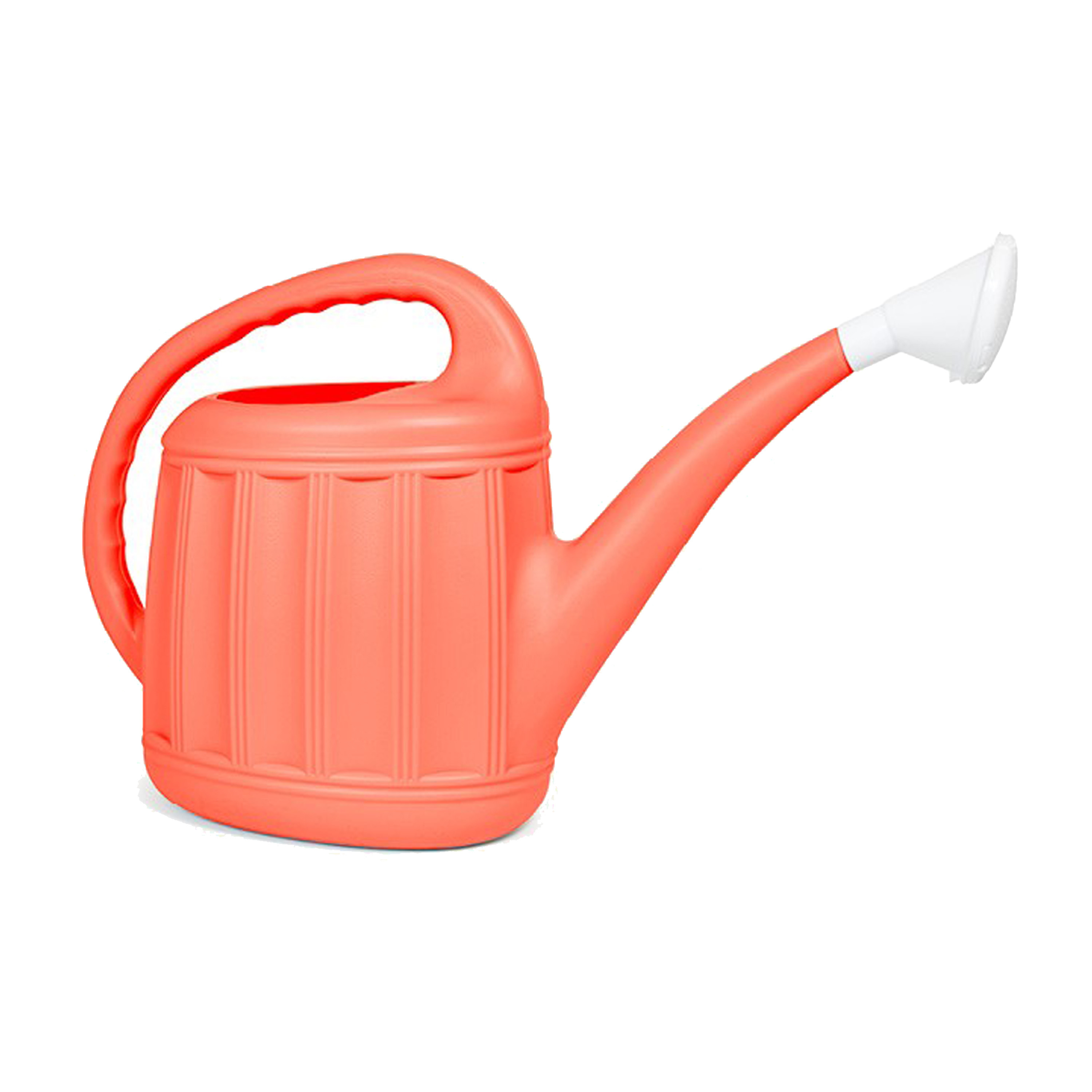 Tuinplanten Gieter Eureka - kunststof - steenrood - voor buiten - met broeskop - 7 Liter -
