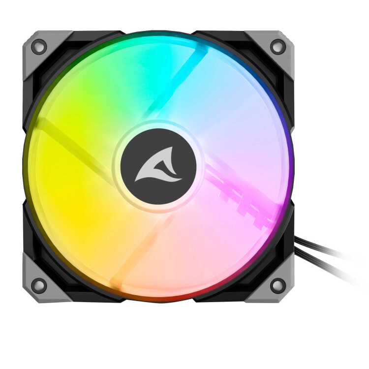 Sharkoon Rebel F50 PWM - Black case fan 4-pin PWM + 4-pin (5V-D-coded-G)