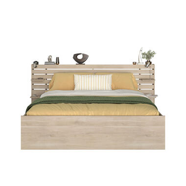 Bed Evi - eikenkleur - 180x200 cm - Leen Bakker