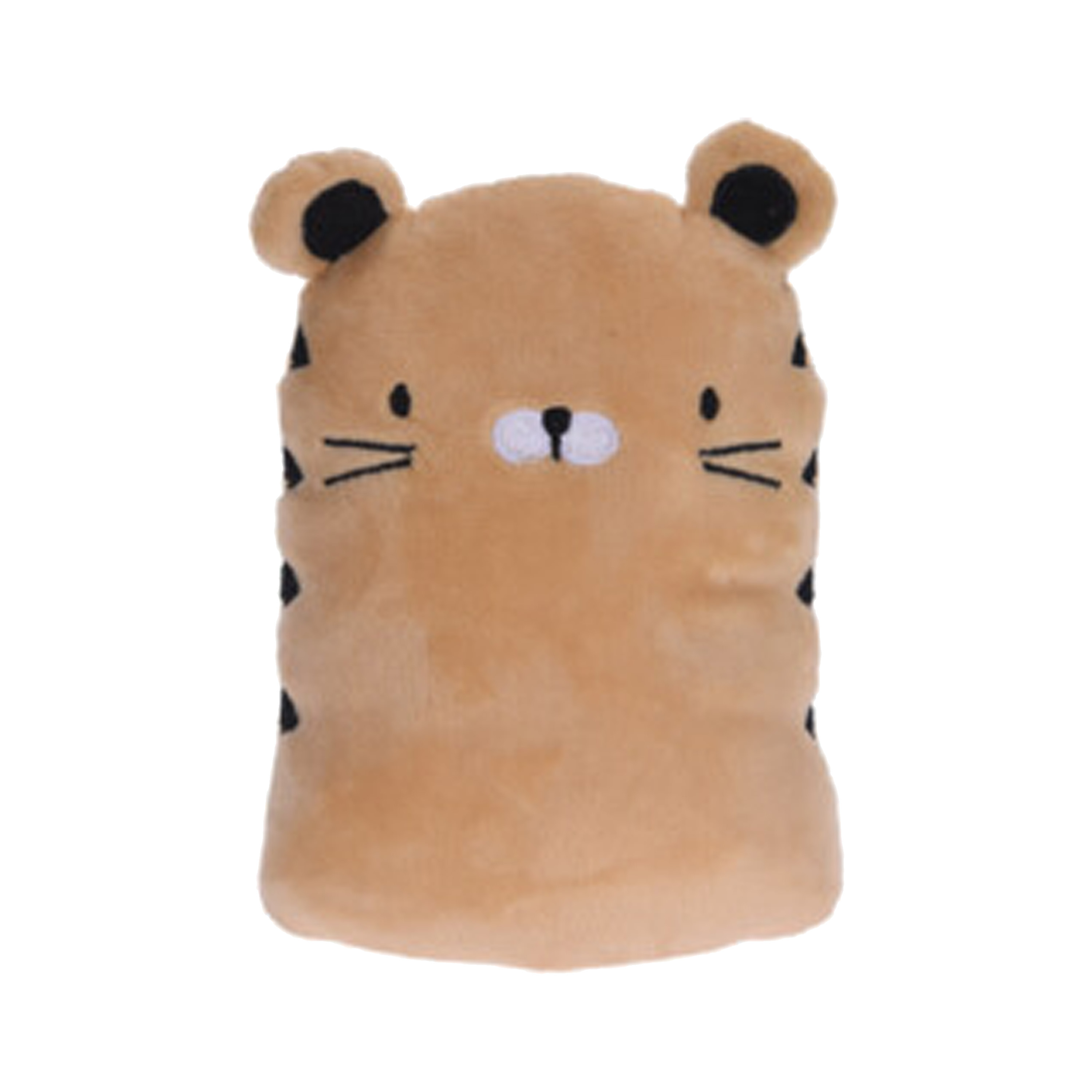 Deurstopper - tijger - 15 x 9 x 20 cm - polyester - dieren thema deurstoppers -