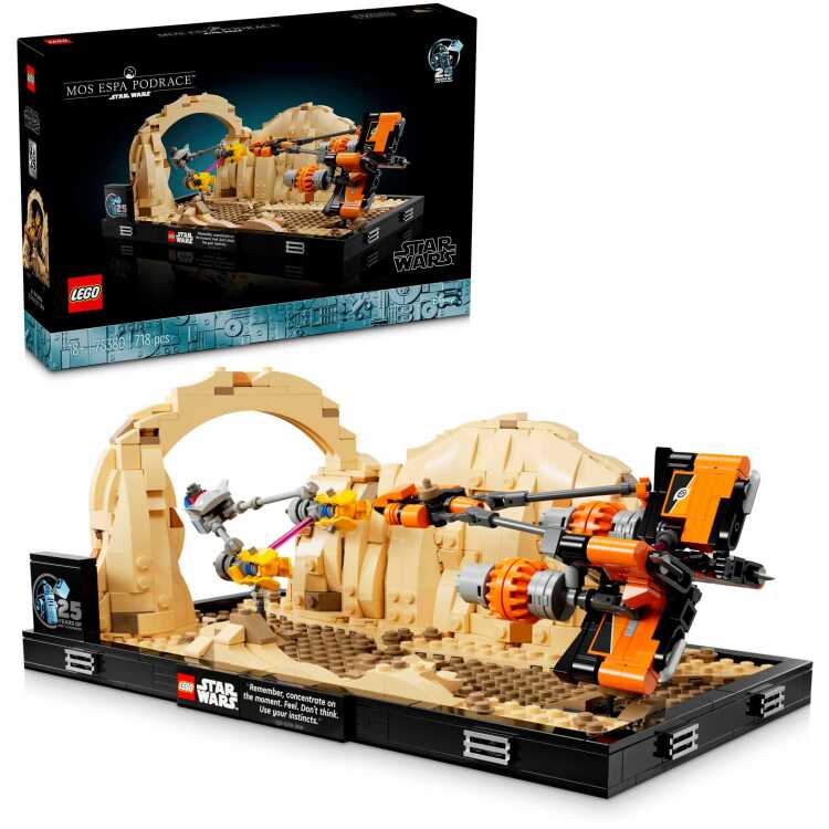 LEGO Star Wars - Mos Espa Podrace diorama constructiespeelgoed 75380
