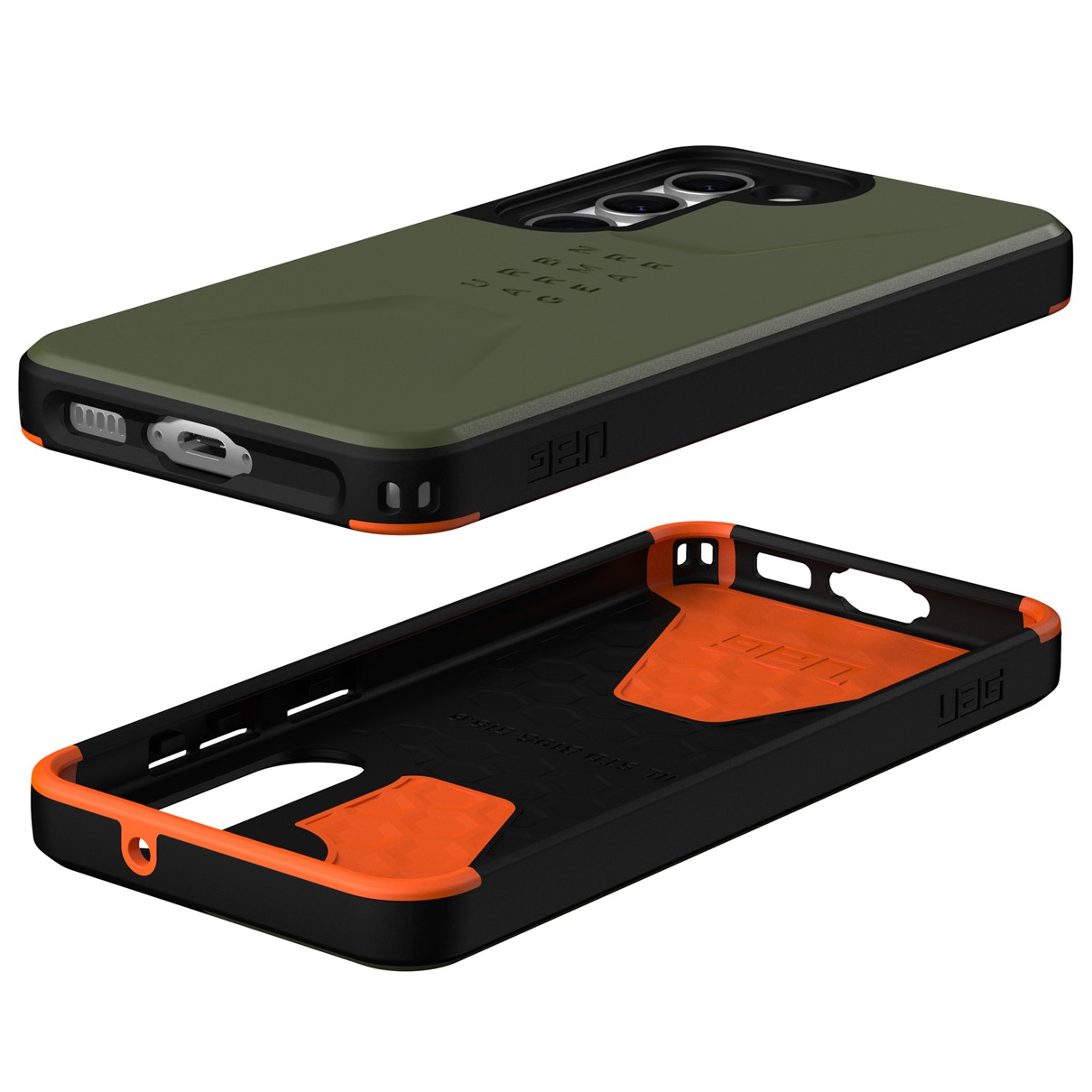 UAG Civilian Backcover Samsung Galaxy S23 Telefoonhoesje Groen
