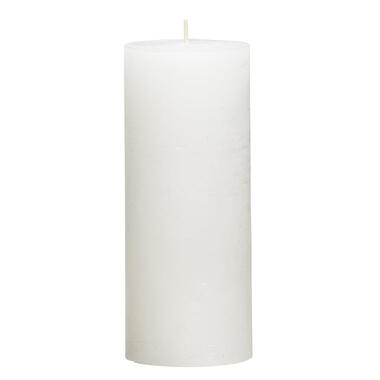 Stompkaars rustiek Sfeer - wit - 17 cm - Leen Bakker