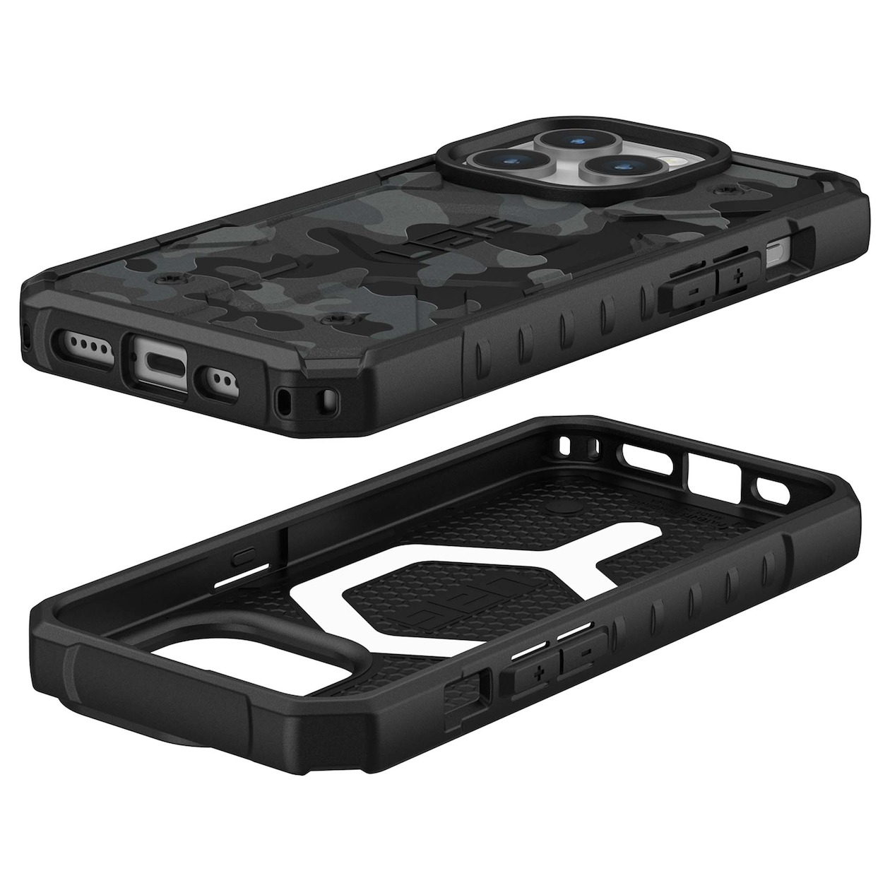 UAG Pathfinder Backcover iPhone 15 Pro Telefoonhoesje Zwart