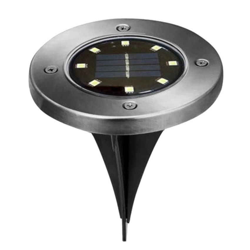 Buiten lampje/prik spot - solar verlichting - tuinpad/plant verlichting - LED - D12 cm -