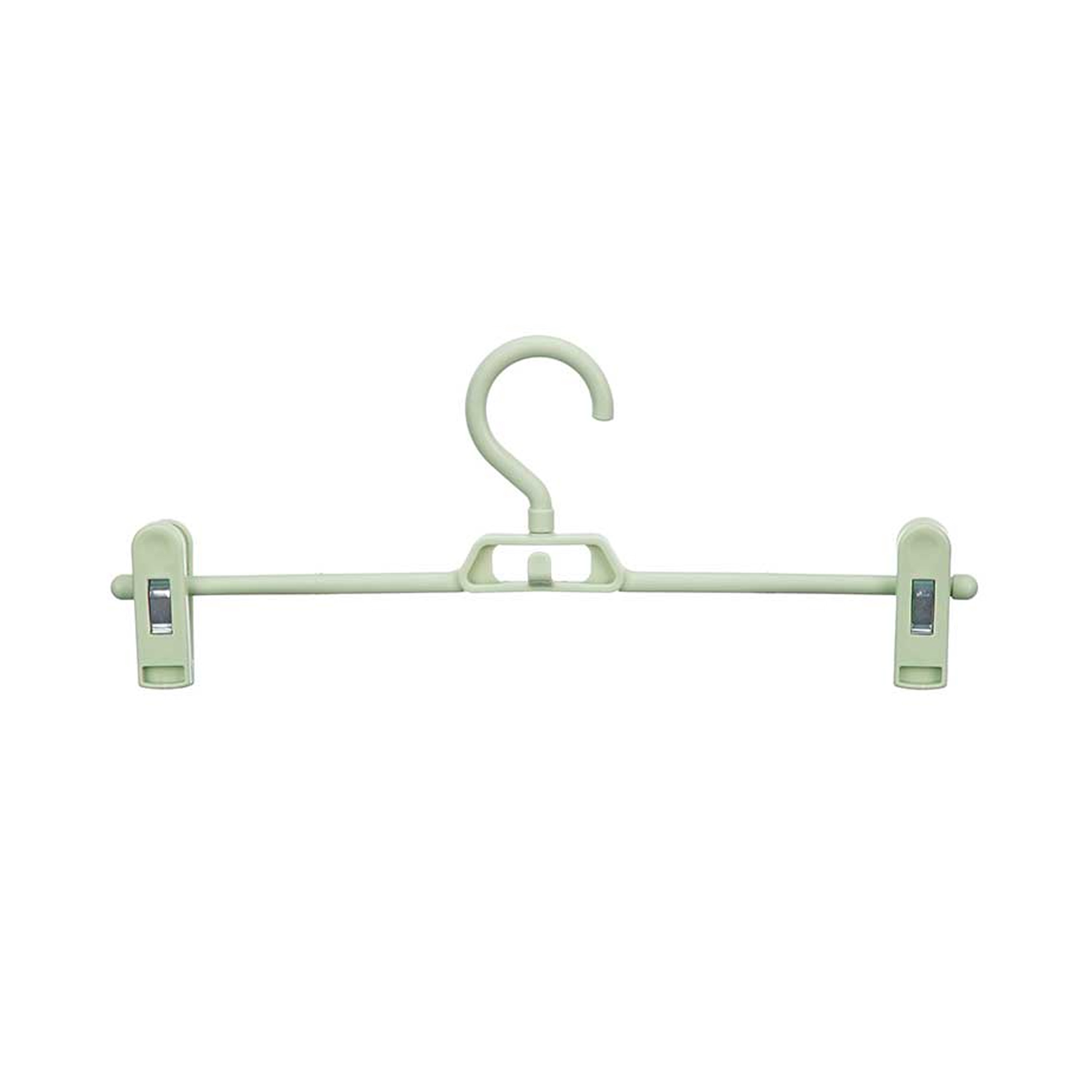 Kipit - broeken/rokken kledinghangers - set 4x stuks - groen - 32 cm -