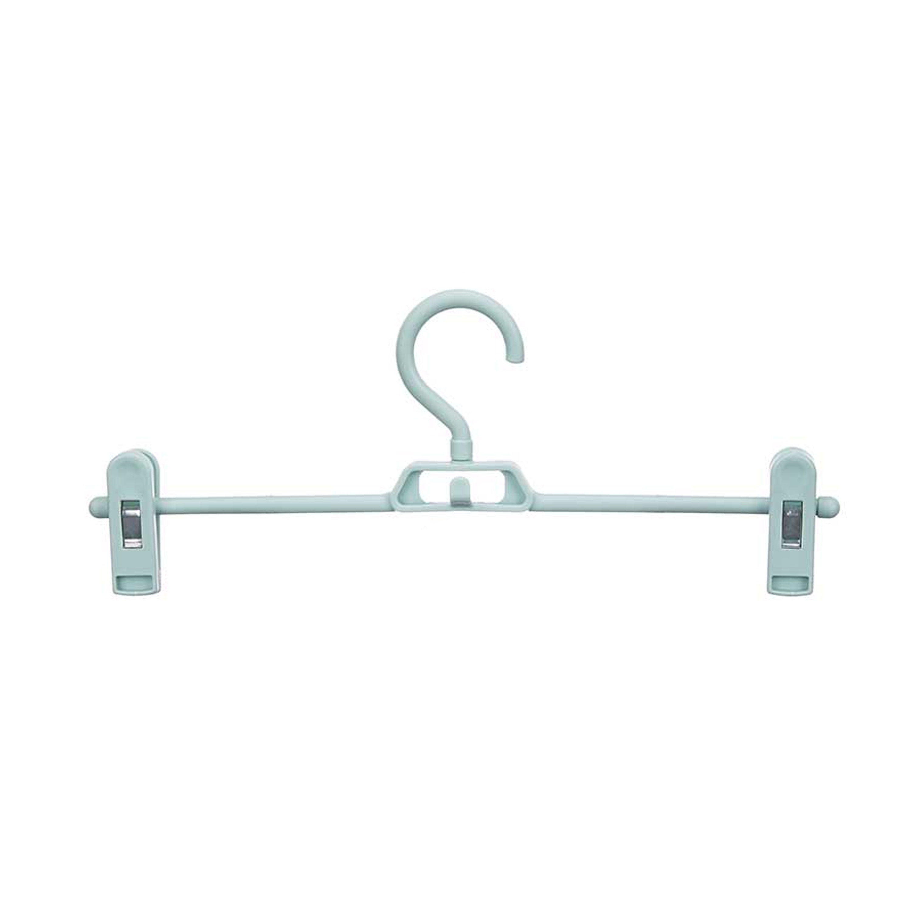Kipit - broeken/rokken kledinghangers - set 4x stuks - blauw - 32 cm -