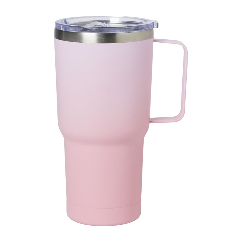 Drinkbeker Thermo - roze - 530 ml