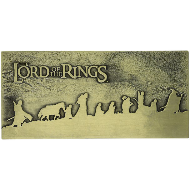 Diverse Lord of the Rings: The Fellowship Metal Plaque decoratie