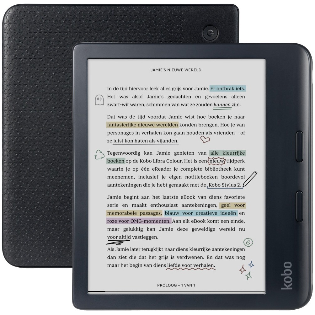 Kobo Libra Colour E-reader Zwart