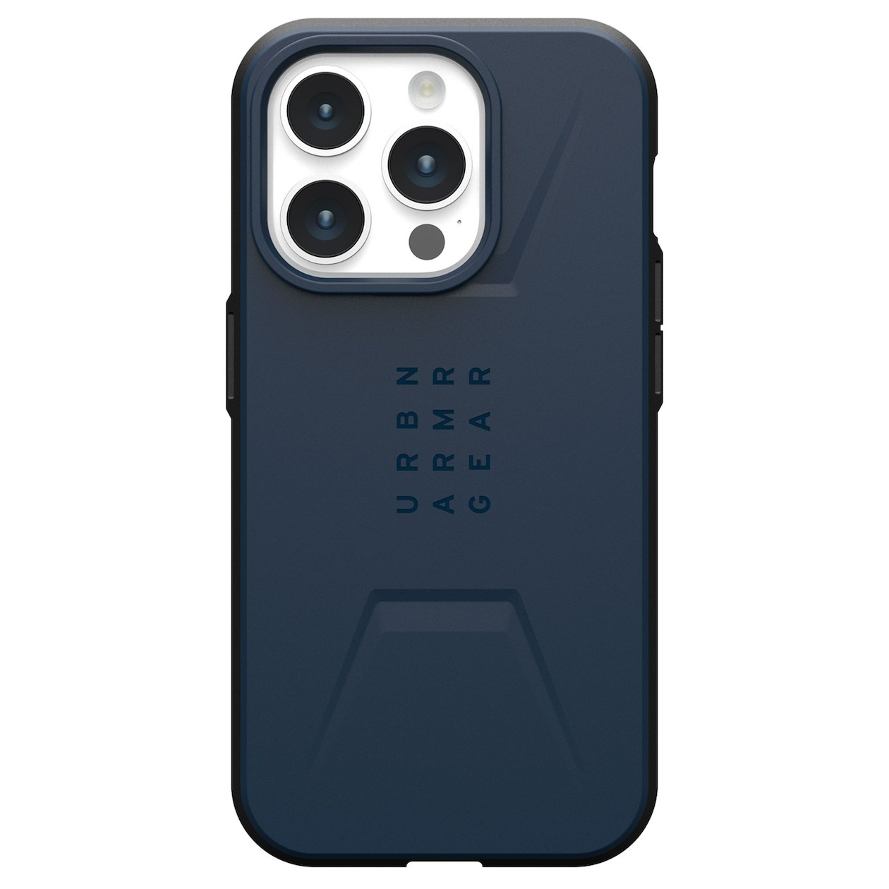UAG Civilian Backcover MagSafe iPhone 15 Pro Telefoonhoesje Blauw