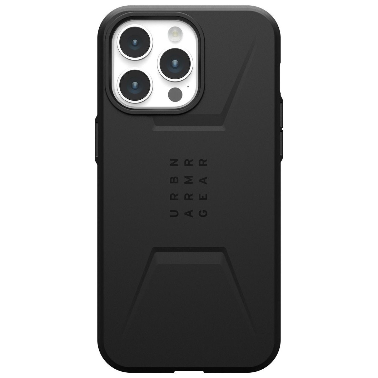 UAG Civilian Backcover MagSafe iPhone 15 Pro Max Telefoonhoesje Zwart