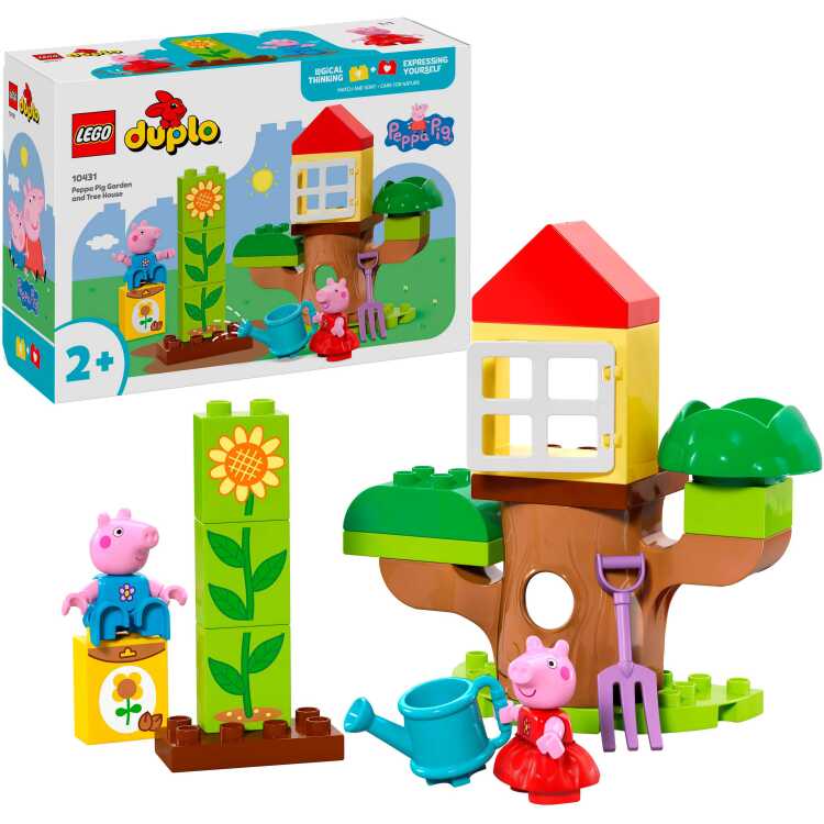 LEGO DUPLO - Peppa Big tuin en boomhut constructiespeelgoed 10431