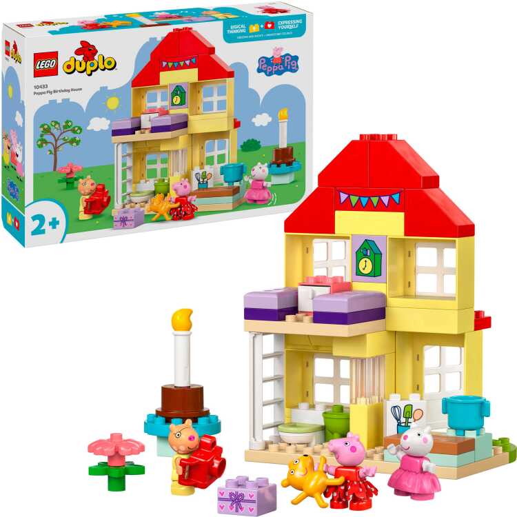 LEGO DUPLO - Peppa Big verjaardagshuis constructiespeelgoed 10433
