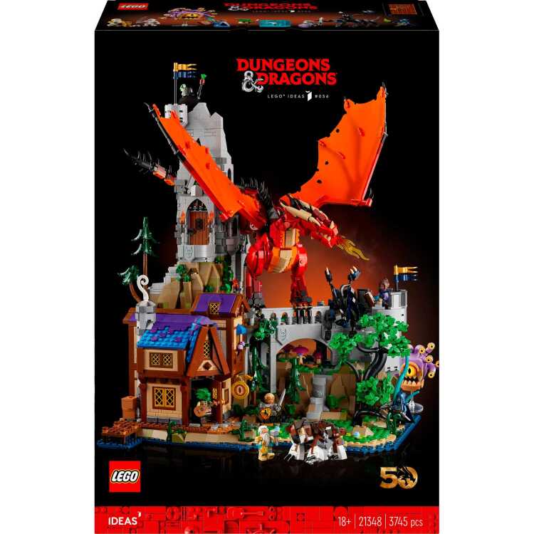 LEGO Ideas - Dungeons & Dragons: het verhaal van de rode draak constructiespeelgoed 21348