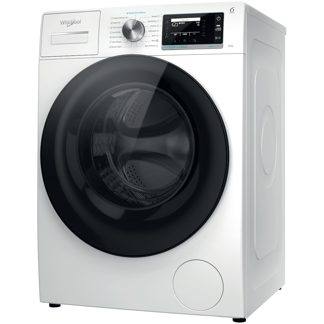 Whirlpool W7X 89 SILENCE EE Wasmachine Wit