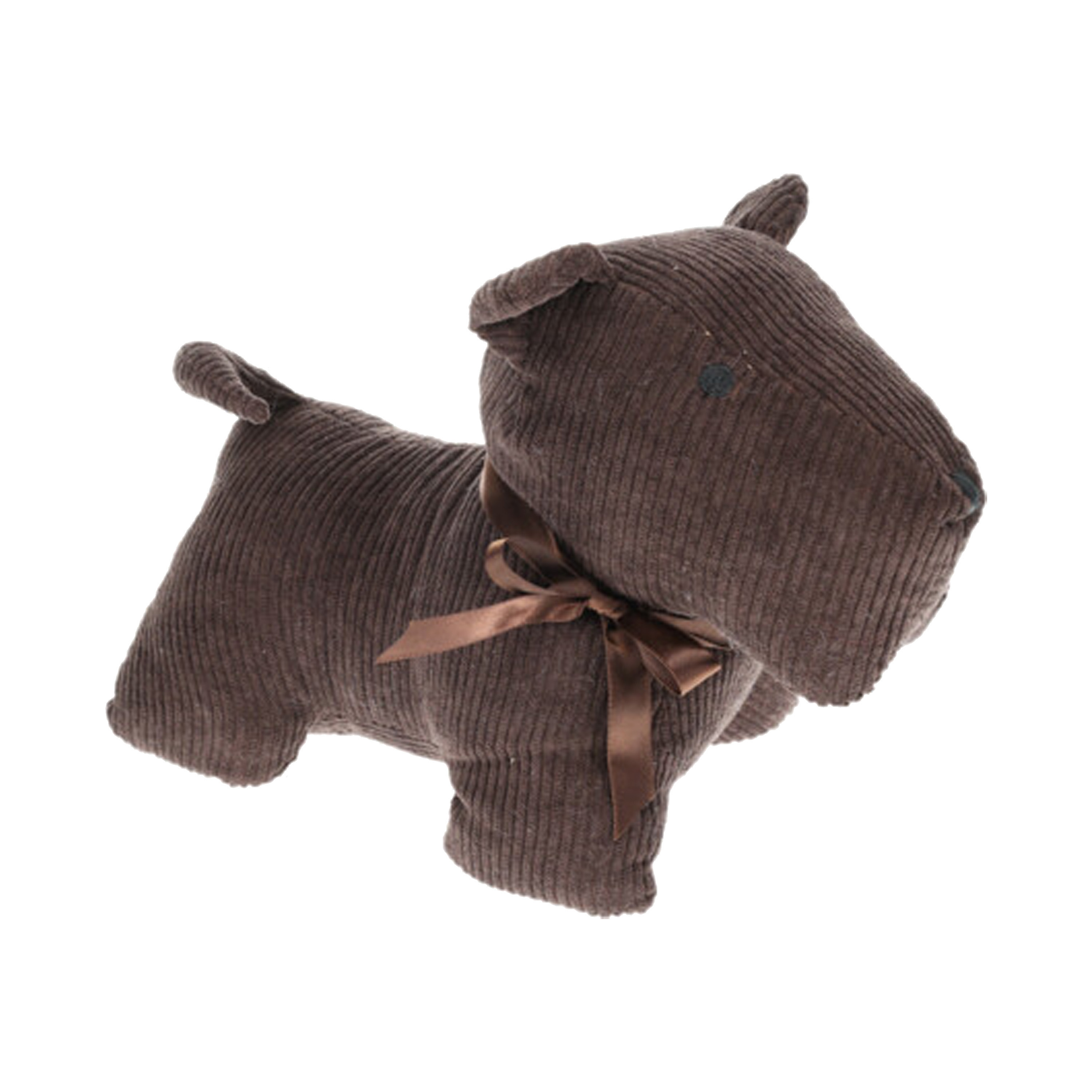 Deurstopper - hond - bruin - 29 x 14 x 19 cm - dieren thema deurstoppers -
